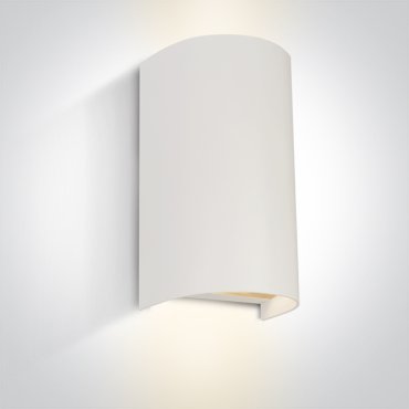 ONE Light GU10 Outdoor Cylinder Lights - applique murale extérieure - 11 x 8,3 x 19,5 cm - IP65 - blanc