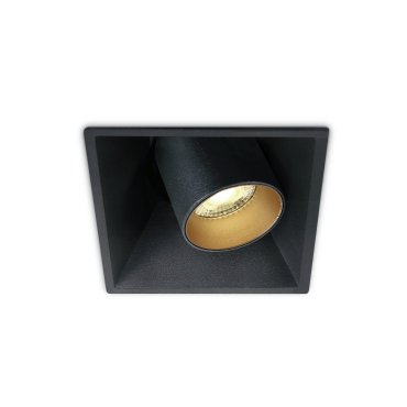 ONE Light Cylindres COB encastrés - spot encastré - 91 x 91 mm, 85 x 85 mm taille d'encastrement -11W LED inclus - noir