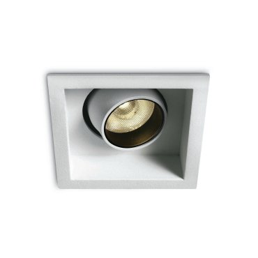 ONE Light Moving Inner Cylinder - spot à encastrer - 62 x 62 mm, 58 x 58 mm taille d'encastrement - 6W LED dimmable inclus - blanc
