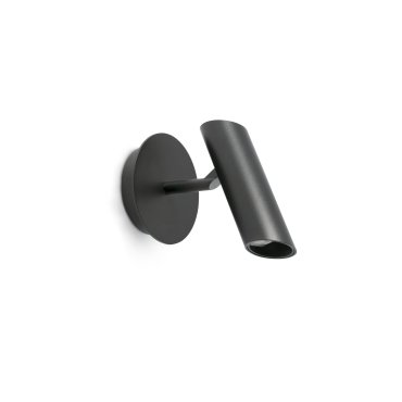 Faro Leo - spot en saillie - Ø 10 x 16 cm - 7W LED inclus - noir mat