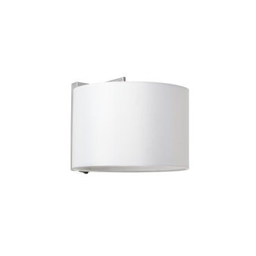 Faro Sahara - applique murale avec interrupteur - 20 x 25 x 21 cm - blanc et chrome
