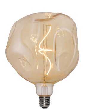 Daylight Italia Ampoule LED bombée - Ø 18 x 21,5 cm - E27 - 5W dimmable - 1800K - ambre
