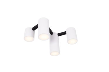 Maxlight Laxer - plafonnier - 62 x 33 cm - noir et blanc