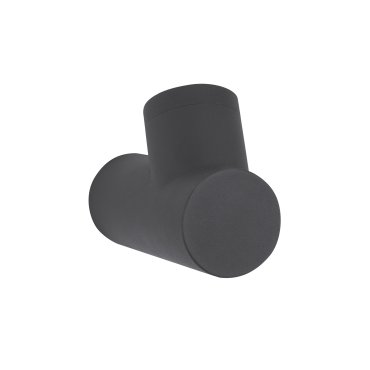 Nova Luce Ramo - applique d'extérieur - 8 x 20 x 14,6 cm - IP65 - gris foncé