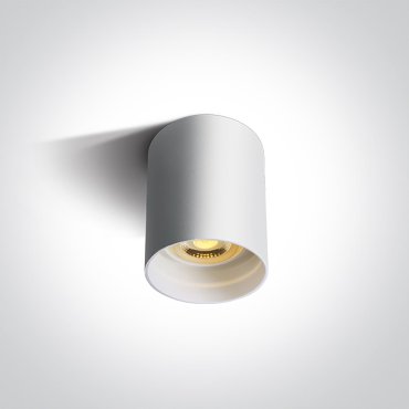 ONE Light GU10 Dark Light - spot en saillie 1L - Ø 6,8 x 9,5 cm - blanc