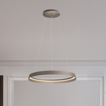 Nova Luce Ormi - lampe suspendue - Ø 60 x 150 cm - 52W dimmable LED inclus - brun champagne