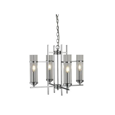 Searchlight Milo - lustre - Ø 49 x 92 cm - chrome