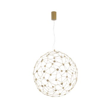 Nova Luce Sole - lampe suspendue - Ø 80 x 330 cm - 21,6W LED inclus - or
