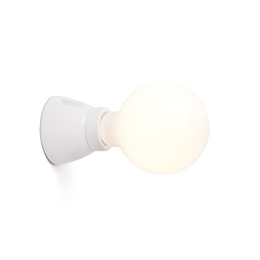 Faro Kera - plafonnier/mural - Ø 7,4 x 6,2 cm - blanc brillant