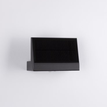 Nova Luce Prim - applique solaire extérieure avec détecteur de mouvement - 18 x 3,5 x 17,5 cm - 2W LED inclus - IP65 - anthracite foncé