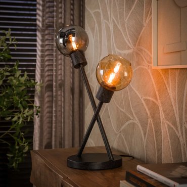 Vico Sfera Tricolor - lampe de table - 37 x 53 cm - arctique noir