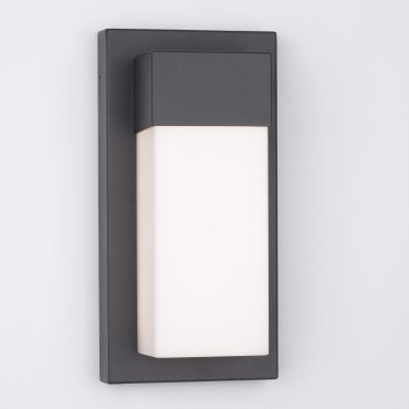 Nova Luce Leto - applique murale extérieure - 14,5 x 29 x 10,2 cm - 18W LED inclus - IP65 - noir sablé