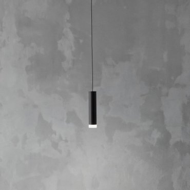 Nova Luce Doc - lampe suspendue - Ø 3 x 120 cm - 5W LED inclus - noir