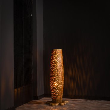 Vico S Bars - lampadaire - Ø 40 x 104 cm - brun clair