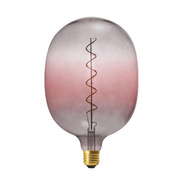 Daylight Italia Coriandoli Egg XL lampe LED - Ø 18 x 27 cm - E27 - 4W dimmable - rose/gris