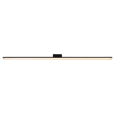 Maxlight Tampa - plafonnier - 180 x 6 x 8,3 cm - 54W LED inclus - IP44 - noir