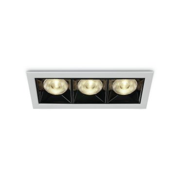 ONE Light Mirror Square Boxes - spot encastré - 130 x 54 mm, 124 x 45 mm taille d'encastrement - 12W LED inclus - blanc