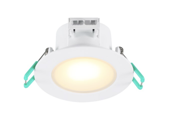 Sylvania Start Eco Spot - spot encastré - Ø 87 mm, 74 mm encastré - 6,5W LED inclus - IP65 - blanc