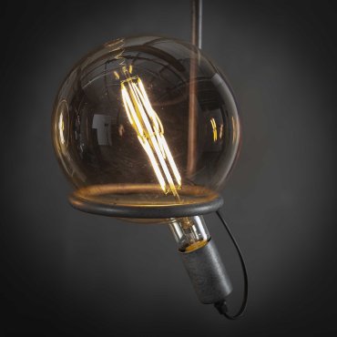 Vico Lampe à filament LED dimmable - Ø 20 x 28 cm - E27 - 8W - 2100K - ambre