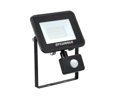 Sylvania Start Flood Flat - spot avec capteur infrarouge - 15,6 x 20,1 x 5,7 cm - 28W - IP54 - noir