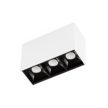 Faro Neso Point-3 - luminaire pour rail magnétique - 8,4 x 3,4 x 5,6 cm - 4W LED blanc chaud (3000K) inclus - 12° faisceau - blanc