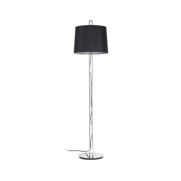 Faro Montreal - lampadaire - 160 cm - chrome et noir