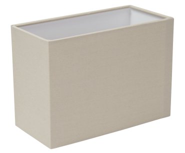 Searchlight Drum - abat-jour - 20 x 10 x 15 cm - beige