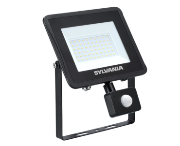 Sylvania Start Flood Flat - spot avec capteur infrarouge - 19 x 23,5 x 5,8 cm - 46W - IP54 - 4000K - noir