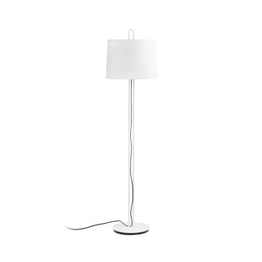 Faro Montreal - lampadaire - 160 cm - blanc et beige
