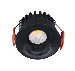 Artdelight Ottawa - spot encastré - Ø 50mm, Ø 45mm encastré - 4W LED dimmable inclus - noir