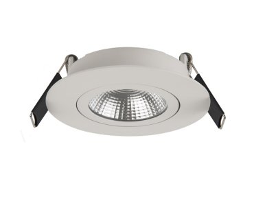 Artdelight Dublin - spot encastré - Ø 83 mm, Ø 68 mm encastré - 6W LED dimmable inclus - blanc