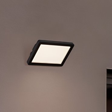 Nova Luce Nobu - applique murale extérieure - 19,3 x 12,7 x 4,7 cm - 15W LED inclus - IP65 - noir sablé