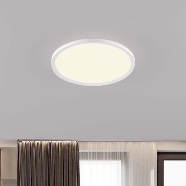 Nova Luce Aoton - plafonnier - Ø 40 x 5 cm - 35W dimmable LED inclus - blanc sablé