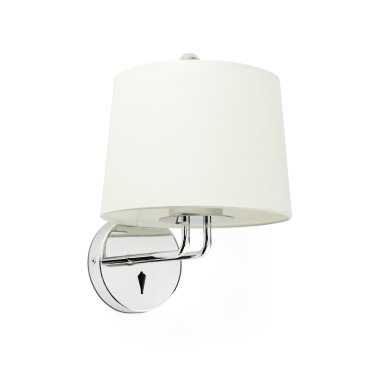 Faro Montreal - applique murale - 21,5 x 19 x 32 cm - beige et chrome