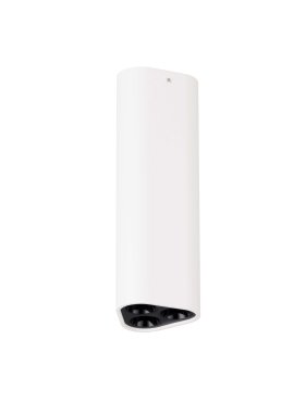 Nova Luce Etho - plafonnier - 5 x 15 x 5 cm - 6W LED inclus - blanc sablé et noir