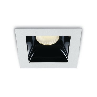 ONE Light Shop Square Boxes - spot encastré - 62 x 62 mm, 57 x 57 mm taille d'encastrement - 6,5W LED dimmable inclus - blanc