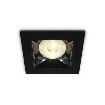 ONE Light Mirror Square Boxes - spot encastré - 54 x 54 mm, 50 x 45 mm format encastré - 6W LED inclus - noir