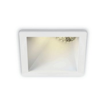 ONE Light Asymmetric Chill Out - spot encastré - 84 x 84 mm, 76 x 76 mm format encastré - blanc