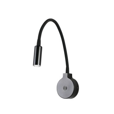 Faro Pixie - applique murale avec interrupteur - 8 x 3 x 39 cm - 2W LED inclus - noir mat