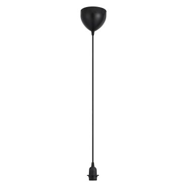 Nordlux Delux - lampe suspendue - Ø 12,4 x 200 cm - noir