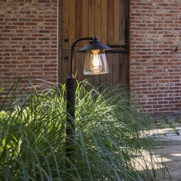 Lutec Cate - poteau de jardin - 26 x 17 x 94 cm - IP44 - noir antique