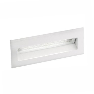 Nova Luce Krypton - applique encastrée - 13,5 x 8 x 5,5 cm - 3W LED inclus - IP54 - blanc