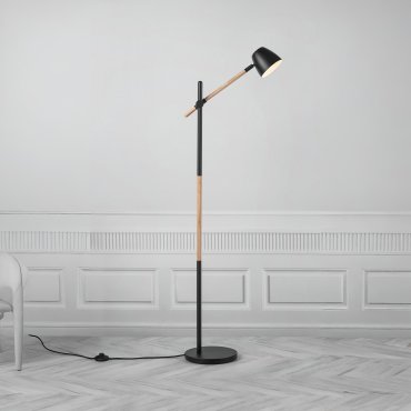 Nordlux Theo -  lampadaire - Ø 12,5 x 131 cm - noir