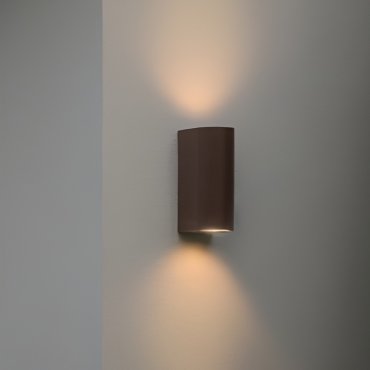 Nordlux Dion Double - applique murale extérieure - 6,6 x 16,2 cm - IP44 - rusty