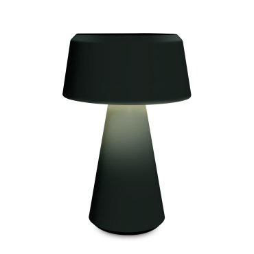 ONE Light Portable Trendy Light - lampe de table rechargeable - Ø 15 x 22 cm - 3W dimmable LED inclus - IP65 - noir
