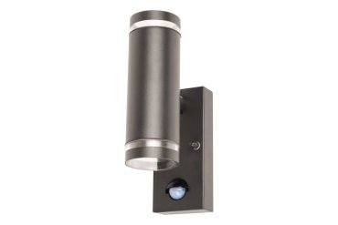 Integral LED Malaga – applique murale extérieure avec détecteur de mouvement - 6,8 × 11,6 × 21,6 cm – IP54 – anthracite