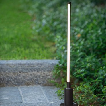 Lucide Lornex - spot de sol sur piquet - Ø 4,9 x 58 cm - 6W LED inclus - IP54 - noir