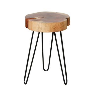 Vico Tree - table d'appoint - Ø 32 x 45 cm - bois d'acacia