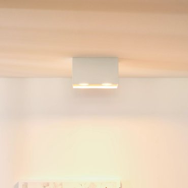 Lucide Bodi 2 - spot en saillie - 16,5 x 8,25 x 9,5 cm - blanc