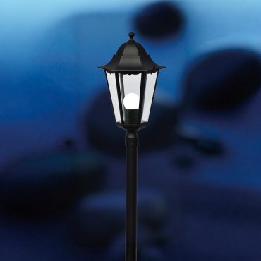 Nordlux Cardiff - poteau de jardin - 21 x 21 x 100 cm - IP44 - noir